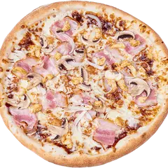 Pizza Barbecue z kurczakiem, boczkiem i sosem BBQ – Vero Pizza Grochów