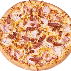 Mięsna pizza Coltivatore z kabanosem, wołowiną i chilli – Vero Pizza Grochów