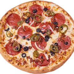 Ostra pizza Ferno z wołowiną, pepperoni, jalapeno i chilli – Vero Pizza Grochów